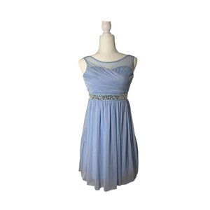 Speechless Girls Size 14 Sleeveless Formal Party Dress Baby Blue New